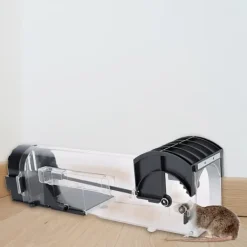 Online Hushållsautomatiska möss Musfälla Råttfälla Bur Bete Capture Mouse Killer Cage