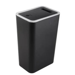 Sale Hushållssoptunnor förseglade Stor Kapacitet Luktfri Med Press Top Plastsoptunna För Hem Kök Vardagsrum Badrum Svart