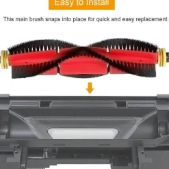 Clearance Huvudborste Ersättning för S6 MaxV, S6, S6 Pure, E5, E4, S4 Max, S4, S5 Max, S5, E35, E2 Robotdammsugare