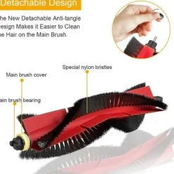 Clearance Huvudborste Ersättning för S6 MaxV, S6, S6 Pure, E5, E4, S4 Max, S4, S5 Max, S5, E35, E2 Robotdammsugare