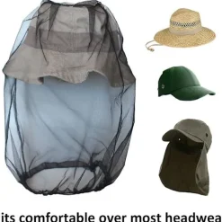 Clearance Huvudnät Mesh, Ansiktshalsnät Från Insektsbugg Bi Mygga Gna