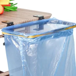 Discount {hw} Sopkorgshållare, hängande sopkorgshållare, sopkorgshållare i rostfritt stål, för kök, garderob, camping