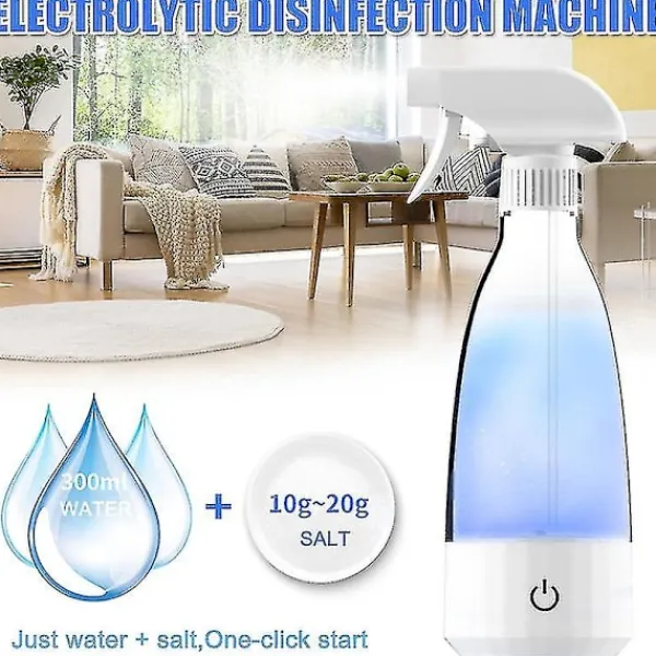 New Hypokloritvattenmaskin Bärbar Desinfektion Sterilisering Vattenflaska Generator 1st-vit