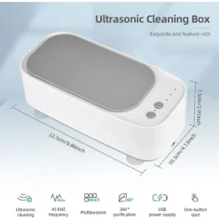 45000Hz Ultraljudstvätt (Vit), lämplig för glasvaror, Ultraljudstvätt 3
