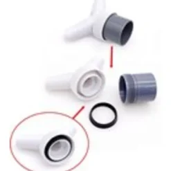 Hot 2-i-1 avloppsslanganslutning för diskmaskin och tvättmaskin, 2-vägs Y-typ splitter slanganslutningsadapter.