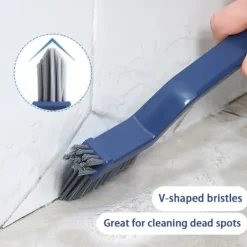 Online NSF 2-i-1 Mångsidigt Badrum Kakel Golv Gap Rengöring Borste Fönster Spår Borste Bekvämt Hushåll Hörn Rengöring Verktyg