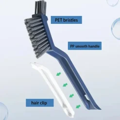 Online NSF 2-i-1 Mångsidigt Badrum Kakel Golv Gap Rengöring Borste Fönster Spår Borste Bekvämt Hushåll Hörn Rengöring Verktyg