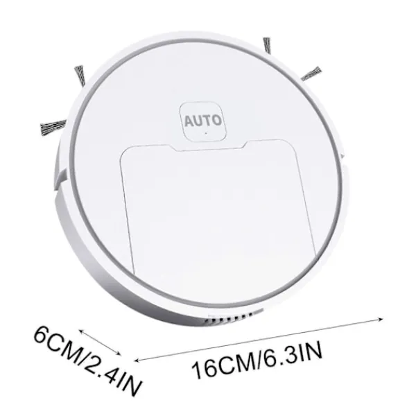 Discount FMYSJ 3-i-1 Moppande Robotdammsugare Med Schema Wi-Fi/App Självladdande Robotdammsugare Flye242583 (FMY) Free Size White