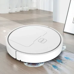 Discount FMYSJ 3-i-1 Moppande Robotdammsugare Med Schema Wi-Fi/App Självladdande Robotdammsugare Flye242583 (FMY) Free Size White