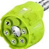 Sale OCEAN 6-i-1 Multifunktionell Sprutmunstycke för Högtryckstvätt max 3500 psi – Bärbara Högtryckstvätttillbehör, Munstycken