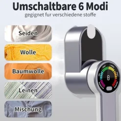 Clearance 2-i-1 Portabelt Reseångstrykjärn - 1200W - med 120ml Vattentank - för Resor och Hem