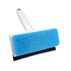 Hot 2-i-1 Rengöringsborste, Ow Squeee med Svamp, Rengöringsverktyg för S, , Kakel, Bilglas (2 st)