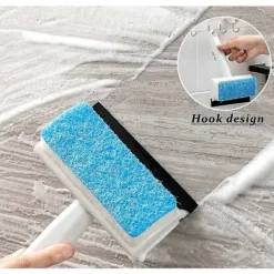 Clearance 2-i-1 Rengöringsborste, Ow Squeee med Svamp, Rengöringsverktyg för S, Kakel, Bilglas (2 st)