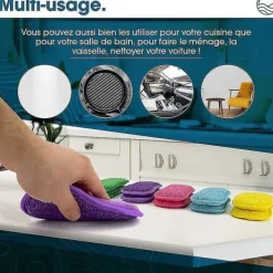 Best no brand IC CNE Set med 10 tvättbara och återanvändbara mikrofibersvampar