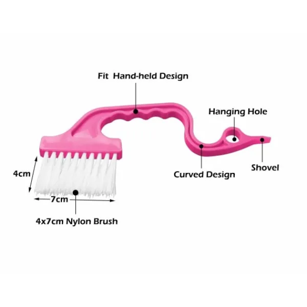 New no brand IC Groove Gap Rengöringsborste, 3 ST Mångsidiga Spårborstar