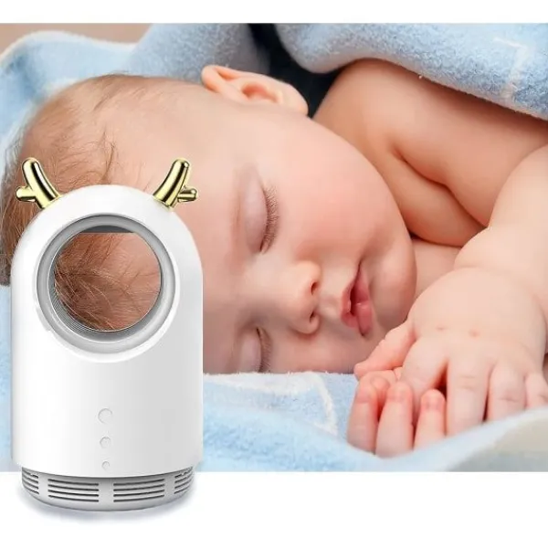 Clearance no brand IC Inomhus USB Myggfångarelampa Säker för barn och giftfri