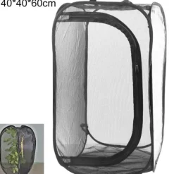 Sale del IC Insekts- och fjärilshabitatbur Stor bärbar insektsmonark 40*40*60cm