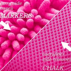 no brand IC 2-pack Mikrofiber Shag Whiteboard Suddgummi Tvättbar Mikrofiber Shag