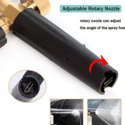 del IC Skummunstycke, snöskum, biltvätt, tvålskummare med justerbart skummunstycke, tvålbehållare