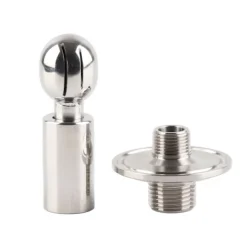 Clearance 1.5in TC X 1/2in MNPT Mikro Roterande Sprayboll CIP Tankrengöringsboll Bryggutrustning