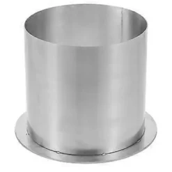 Sale Inbyggd sopnedkast för bänkskiva Rund skräphållare Slät rostfri liten soptunna