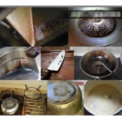 New INF Industriell skursvamp för polering av metall och borttagning av rost Grön