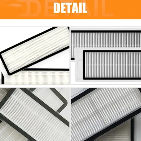 Hot INF Dammsugarfilter för Xiaomi Roborock S5/S5 MAX/S6/S6 Maxv/S60/S65 6-pack