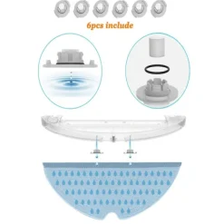 Online INF Dammsugartillbehör 22 delar Xiaomi Roborock S5 Max/S6 Pure/S6 MAXV/S50/S51/S55/S5/S60/S65/S6