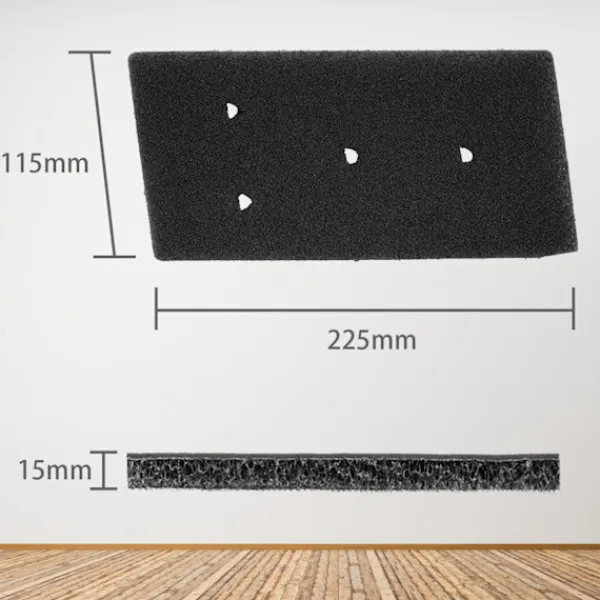 Discount INF Filter för torktumlare 4-pack Whirlpool 481010716911 Svart