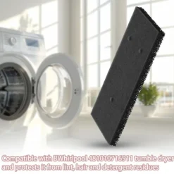 Discount INF Filter för torktumlare 4-pack Whirlpool 481010716911 Svart