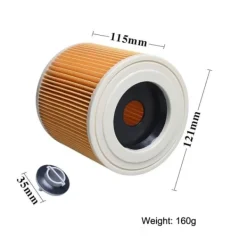 Online INF HEPA-filter till Kärcher WD2/WD3/MV3/MV2/A2004/A2054/A2204/A2