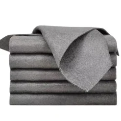 Hot INF 5-pack Magisk Rengöringsduk - Mikrofiberduk för Fönster, Glas, Bilrengöring, Mörkgrå