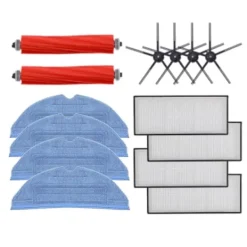 Discount INF Tillbehör borstar/filter/moppdukar 14 delar Roborock S7/S7 Plus/T7/T7 Plus/T7S/T7S Plus