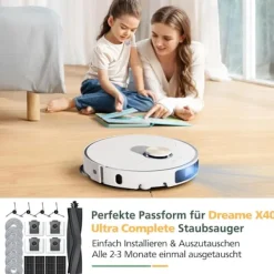 Clearance INF Tillbehör för Dreame X40 Ultra Robotdammsugare