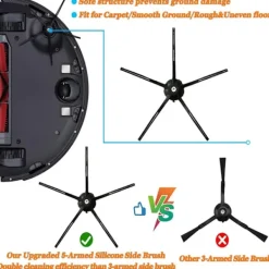 Best INF Tillbehör Xiaomi Roborock S5 Max/S50/S51/S55/S5/S60/S65/S6/S6 Pure/S6 MAXV 8 delar