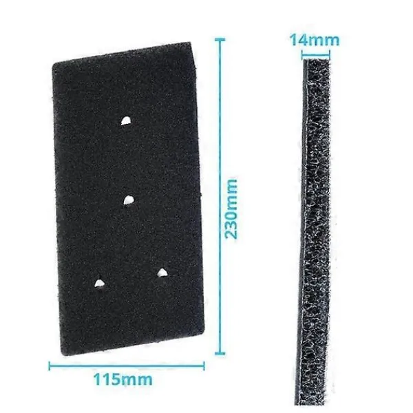 Online INF Torktumlare Filter 4-pack - Whirlpool 481010716911 - Svart - Effektiv luddavlägsning, enkel installation