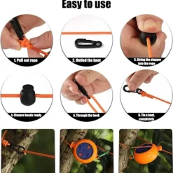 INF ällbar & Halkfri Torklina Svart