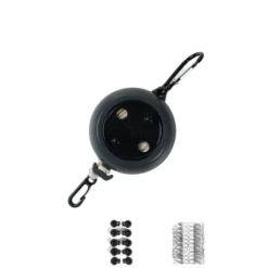 INF ällbar & Halkfri Torklina Svart