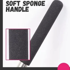 New Infällbar backspegelvisare med lagerborsthuvud Bil Backspegelvisare Rengöringsverktyg svartsvart