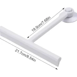 Online Infällbar fönsterskrapa, komfortgrepp glasskrapa, PP/TPE-material duschskrapa med sugkopp ZD Q