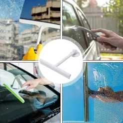 Online Infällbar fönsterskrapa, komfortgrepp glasskrapa, PP/TPE-material duschskrapa med sugkopp ZD Q