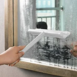 Online Infällbar fönsterskrapa, komfortgrepp glasskrapa, PP/TPE-material duschskrapa med sugkopp ZD Q