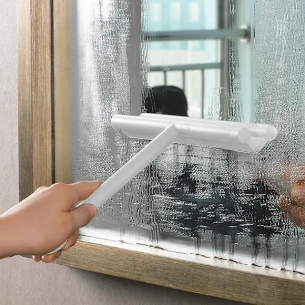 Online Infällbar fönsterskrapa, komfortgrepp glasskrapa, PP/TPE-material duschskrapa med sugkopp ZD Q