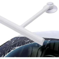 Online Infällbar fönsterskrapa, komfortgrepp glasskrapa, PP/TPE-material duschskrapa med sugkopp ZD Q