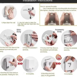Outlet Infällbar torkvinda för inom- och utomhusbruk, väggmonterad tvättställning med 4,2 m/13,8 fot justerbart stålvajer (Svart)