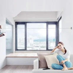 Outlet Infällbar torkvinda för inom- och utomhusbruk, väggmonterad tvättställning med 4,2 m/13,8 fot justerbart stålvajer (Svart)