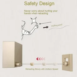 Outlet Infällbar torkvinda för inom- och utomhusbruk, väggmonterad tvättställning med 4,2 m/13,8 fot justerbart stålvajer (Svart)