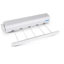 Discount Infällbar tvättlina Väggmonterad Klädstreck Kläder Torkställ Klädstreck Tvättlina Five Ropes