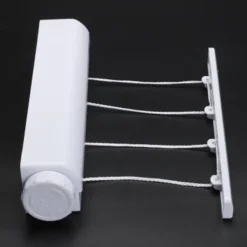 Discount Infällbar tvättlina Väggmonterad Klädstreck Kläder Torkställ Klädstreck Tvättlina Five Ropes