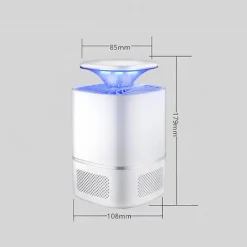 Hot Inomhus insektsfälla fångare & mördare för myggor, gnatfällor fånga flygande insekter inomhus med sug, bugglampa White